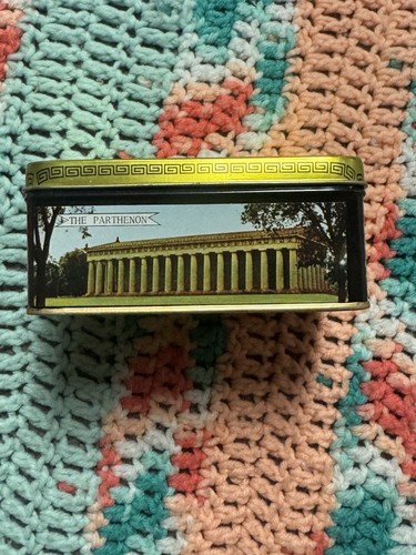 Vintage Souvenir Tin From Nashville TN 1960s Made In Hong Kong Rare Collectible - 第 2/6 張圖片