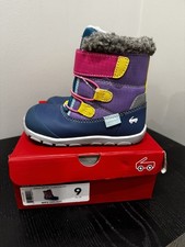 See Kai Run Gilman WP/PN Waterproof Colorblock Kids Snow Boots US Size 9