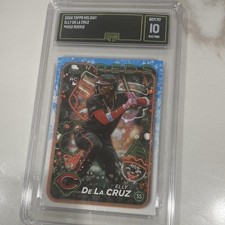 Topps 2024 Holiday Elly De La Cruz Rookie #H102 GMA 10 Cincinnati Reds