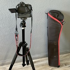 Manfrotto 055XB Kamera Stativ Kugelkopf 496RC2 Schnellwechselplatte Hardcase