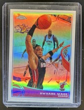 2009-10 Topps Dwyane Wade Chrome Refractor #/500 Heat