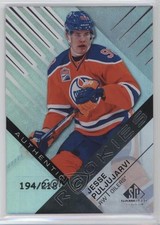2016 SP Game Used Authentic Rookies Rainbow Player Age /218 Jesse Puljujarvi hj3