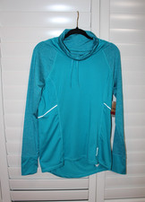 Reebok Activewear Jacket Slim Blue Pull Over Women's Size Large NWT