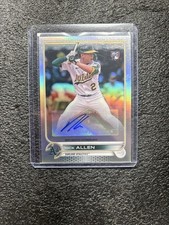 2022 Topps Chrome Refractor Nick Allen Auto Autograph RC Rookie 