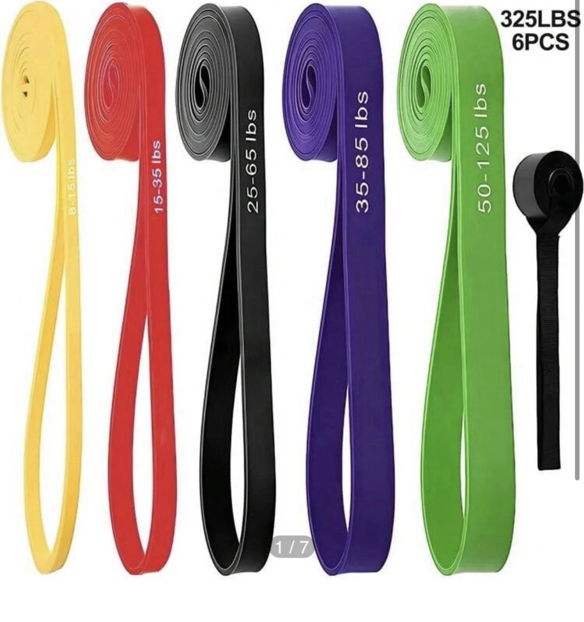Resistance Bands 6 Piece Set