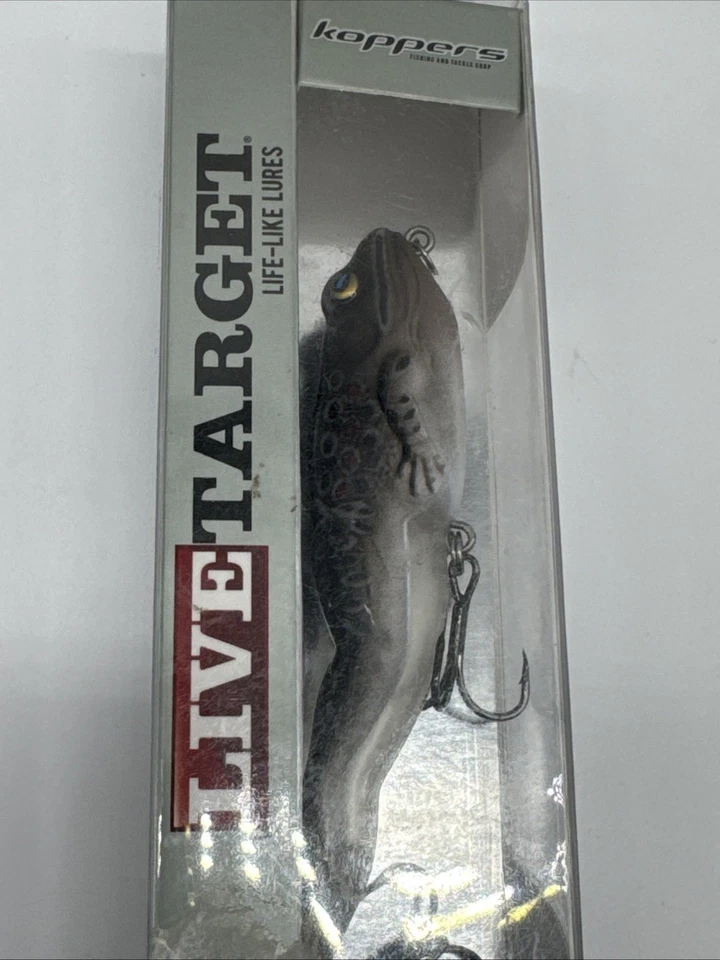 Live Target 4-1/8" Topwater Walking Frog Brown/black 5/8oz - Image 3 of 4