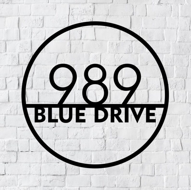 3D Metal Acrylic Silhouette Wall Art - Custom USA House Number Sign Decor-image