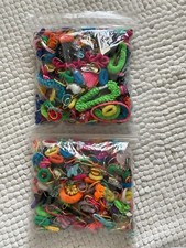 40 Hair Bow Lot Assorted Clip Ties Bands Used for Baby Toddler Lot   