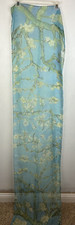 Sheer Scarf Poly Long Rectangle Blue Art to Wear Old Money 72 x 18 Galleria Read