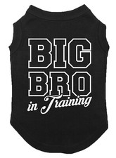 Big Bro In Training - Brother Sibling Birth Announcement Pregnant Dog Shirt