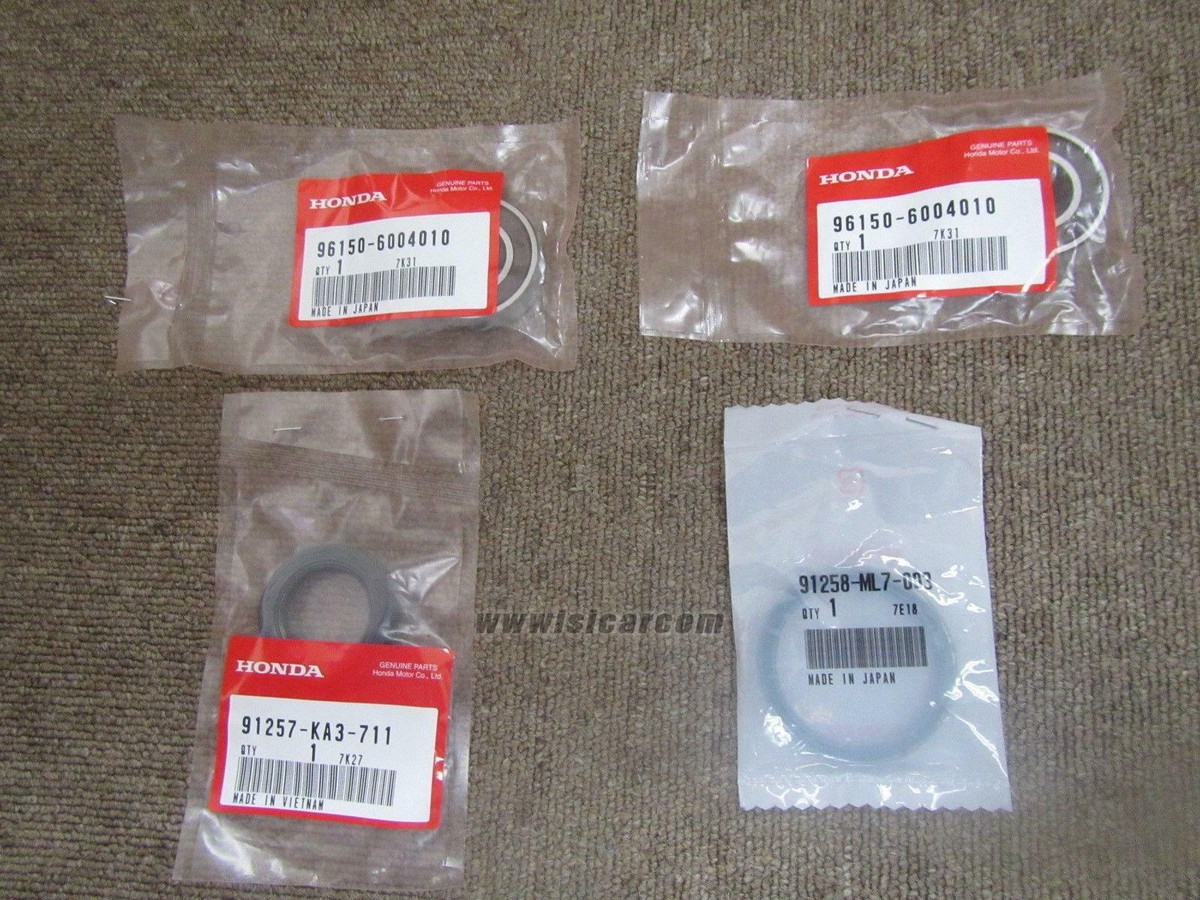 VINS  HONDA STEED NV600C PC21 FRONT WHEEL BEARINGS AND DUST SEALS0 91258