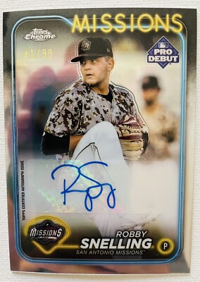 その他 Bowman Draft Robby Snelling Auto #99 Bowman Draft Robby Snelling Auto #99