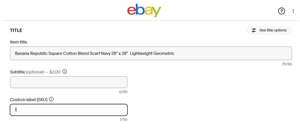 Banana Republic 围巾海军蓝 26 英寸 x 26 英寸方形棉混纺轻便 Geo Gauzy — 第 4/4 张图片