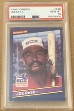 1986 Donruss Chicago White Sox JOE DESA RC #546 PSA 10 Rookie POP 1 Hawaii