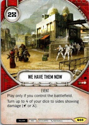 Star Wars Destiny Spirit Of Rebellion Card #68 We Have Them Now