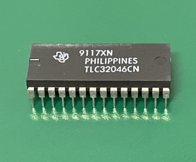 TEXAS INSTRUMENTS ~ TLC32046CN ~ ANALOG CIRCUIT, 1 FUNC PDIP28