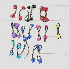 Vintage Knocker Ball Elastic Hair Ties Braids Ponytail Holders Girls Accessories