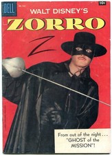 Four Color Comics 920 1958- Zorro- 10 cent cover price- Dell Comics VG
