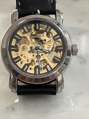 ORKINA  Kc107 Resistance Stainless Steel Automatic Skeleton Watch Works