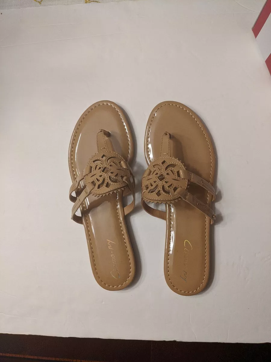 Circus By Sam Edelman Women s Size 9.5 Canyon Sandals Patent Almond NIB