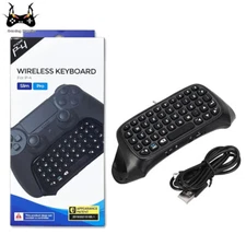Ps4 Wireless Chatpad Message Keyboard + 2.4G Receiver For PS4 Pro Controller