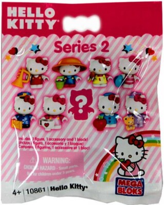 Mega Bloks Hello Kitty Blind Bag Figur Serie 2 ( Jahr 2012) Mega Construx