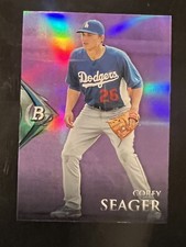 2014🔥Corey Seager🔥Bowman Platinum Purple Parallel Prospect Rangers All-Star