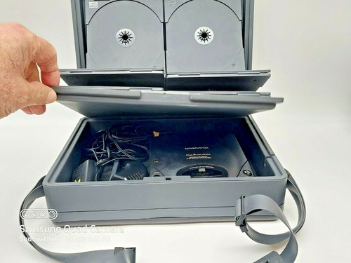 Laserline CD DVD Portable Hard Case 16 Disc Holder + Portable Player 4 Parts - Picture 5 of 12