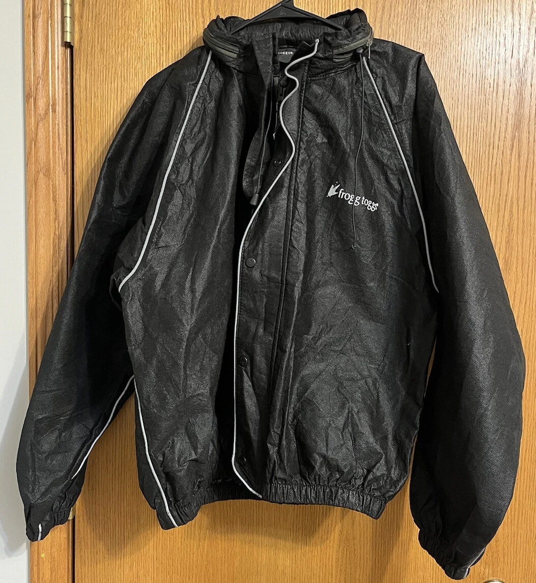 Frogg Toggs Road Toad Reflective Motorcycle Rain Jacket M