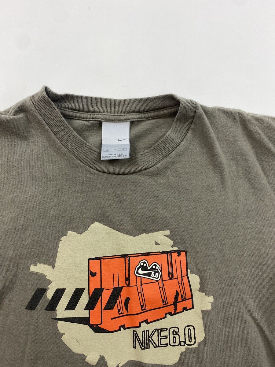 Vintage Nike 6.0 T Shirt Boys Medium Green Made In USA Rare Vintage Nike 6.0 T Shirt Boys Medium Green Made In USA Rare