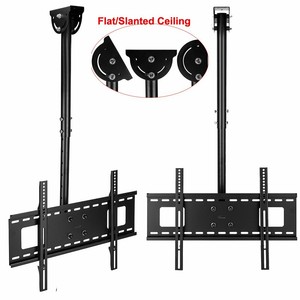 Details About Heavy Duty Roof Tv Ceiling Mount Bracket Tilt Swivel For 32 65 360 Rotation