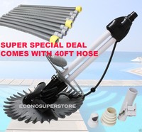 Stingray Inground Above Ground Swimming Pool Automatic Cleaner W 40' Vacuum Hose on sale Stingray Inground Above Ground Swimming Pool Automatic Cleaner W 40' Vacuum Hose on sale