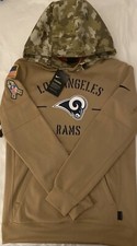 Nike LA Rams Salute To Service Sideline Hoodie AT6746-297 Men  s Sz: Small