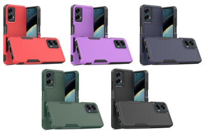 Dual Layer Traveler Slim Hybrid Protective Case for Motorola Moto G 5G (2024)