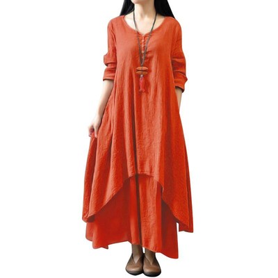 long sleeve frock dress