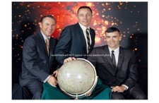 Apollo 13 Crew PHOTO, Aborted Moon Landing Mission Astronaut, Near Disaster 