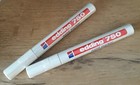 NEU + 2x EDDING 750 Glanzlack-Marker creative, Lackstift, weiß,  2 - 4 mm