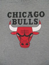 XL gray CHICAGO BULLS sleepshirt by UNK for NBA - licensed