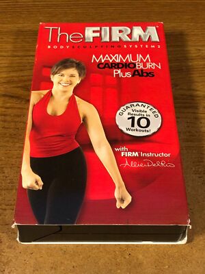 The Firm Maximum Cardio Burn Plus ABS VHS VCR Video Tape Used 