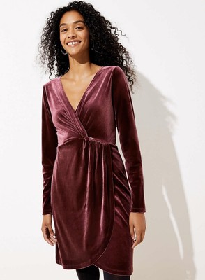 ann taylor loft wrap dress