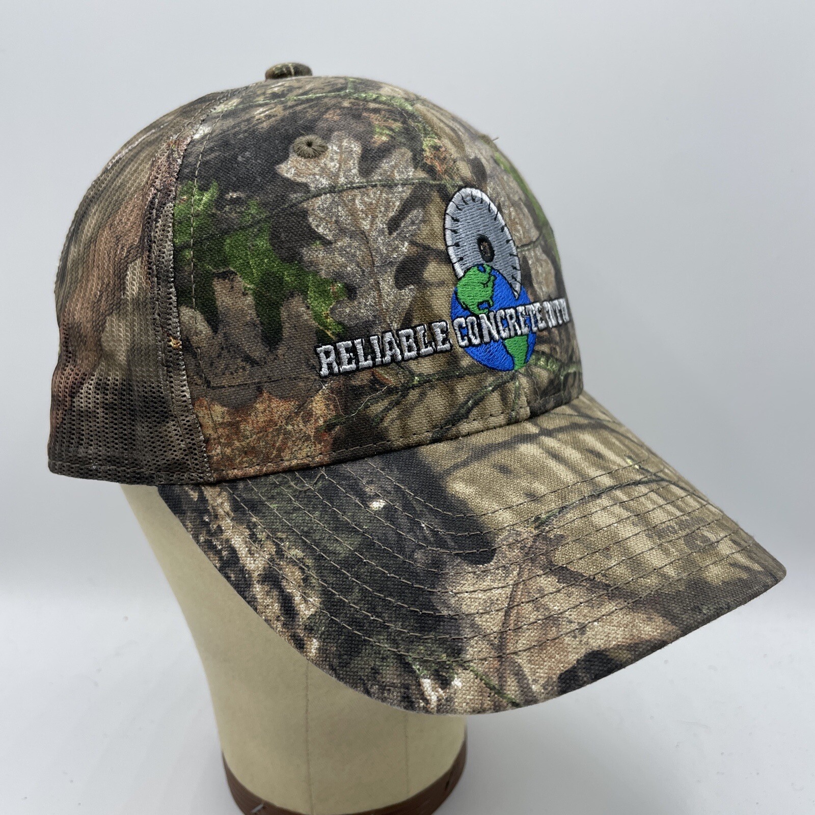Reliable Concrete Cutting Hat Strapback Mossy Oak… - image 7