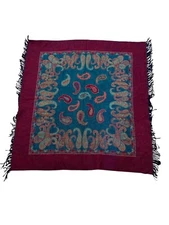 Turkish Özer Tekstil Pailsey Colorful Shaw Scarf