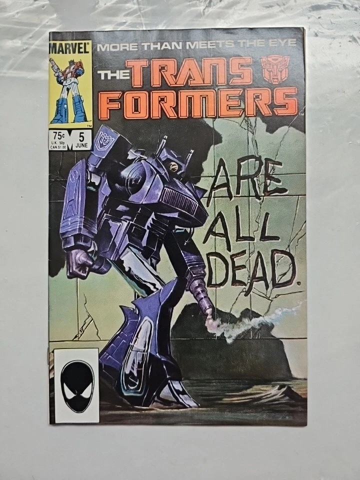 Transformers Spider-Man Superheroes US Comics Copper Age (1984