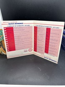 Shingen the Ruler + Map - Authentic Nintendo NES Manual Instruction Booklet