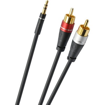 OEHLBACH Stereo-Audiokabel der SELECT-Klasse  / Cinch Audio Jack RCA / 1 Meter