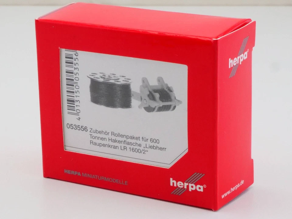 Herpa 053556 Zubehör Rollenpaket Liebherr Raupenkran LR 1600 OVP 1705-03-13 - Bild 2 von 2