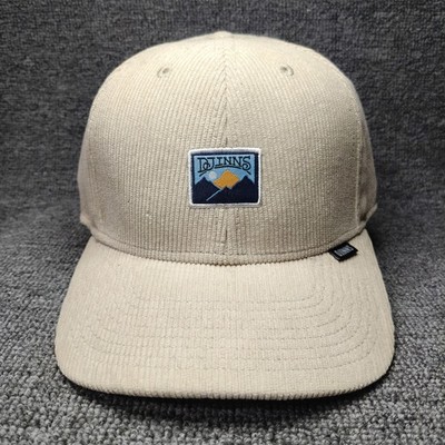 DJINNS Corduroy Snapback Hat Beige Logo Patch Cap
