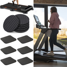 6pc Non-Slip Furniture Treadmill Mat Pads Exercise Equipment Mat Noise Reduction