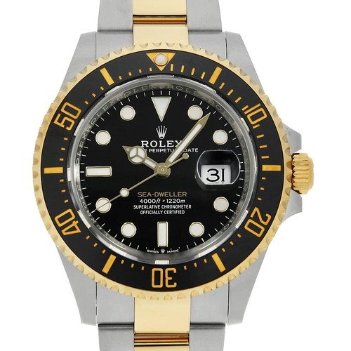 ROLEX SEA-DWELLER 126603 black Random Number second hand mens