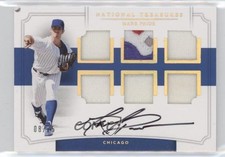 2017 National Treasures Six Swatch Signatures Holo Gold 8/25 Mark Prior Auto 1t5